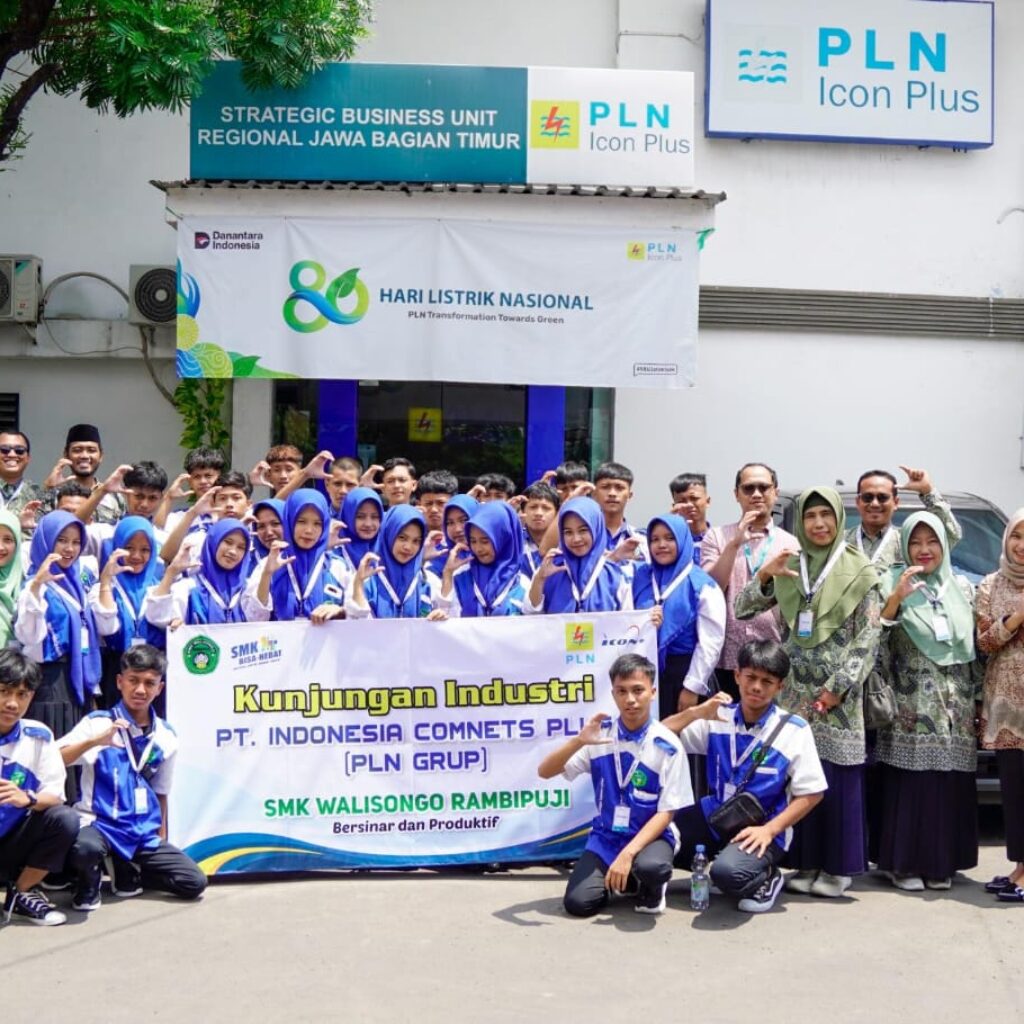 Dukung Penguatan Kompetensi Siswa, PLN Icon Plus Terima Kunjungan Industri SMK Walingso Rambipuji Jember
