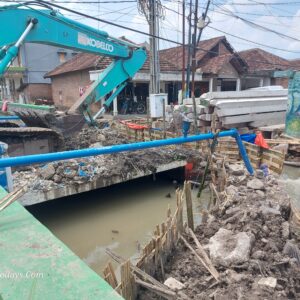 Betonisasi Jalan Bringinbendo–Sidodadi Taman Hampir Rampung, Pembangunan Jembatan Masih Terkendala Teknis