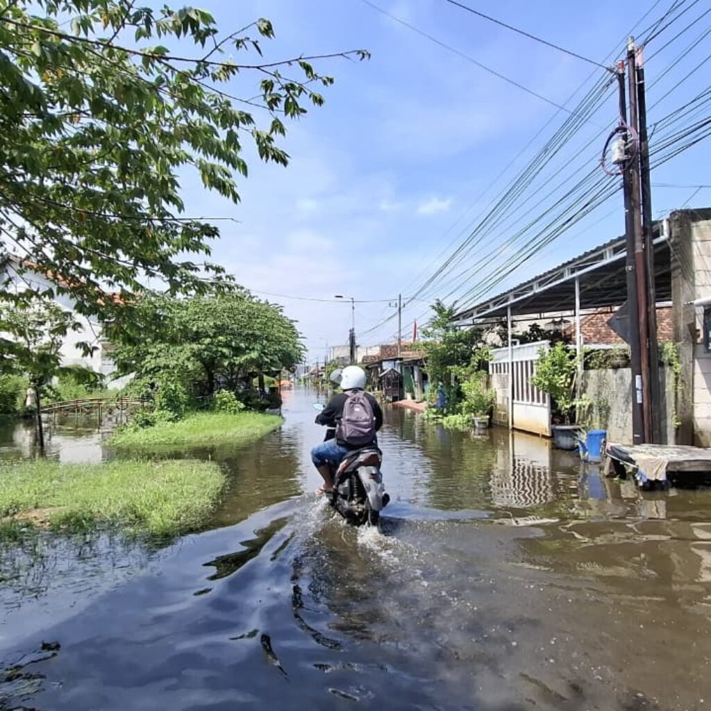 Hujan Lebat Picu Banjir di Sidoarjo Selatan, Empat Desa Terdampak