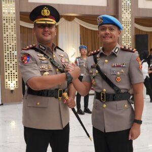 Serah Terima Jabatan Kapolres Gresik, AKBP Ramadhan Nasution Gantikan AKBP Rovan Richard Mahenu