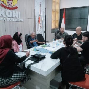 Bidang Organisasi KONI Surabaya Tindaklanjuti Hasil Raker 2025, Fokus Tata Kelola dan Pembinaan Cabor