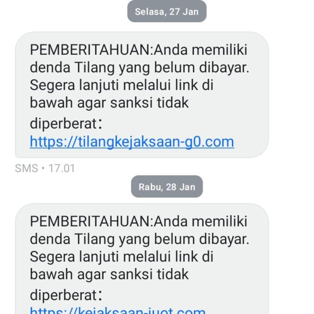 Modus Tilang Palsu Mengatasnamakan Kejaksaan, Warga Diancam Denda Lewat Link Abal-abal