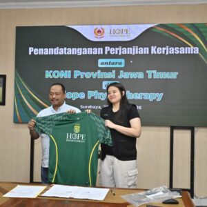 Perkuat Sport Science, KONI Jatim dan Hope Physiotherapy Lanjutkan Kolaborasi Penanganan Cedera Atlet