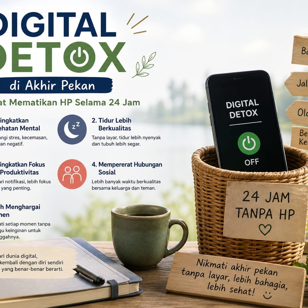 Tren “Digital Detox” di Akhir Pekan: Manfaat Mematikan HP Selama 24 Jam