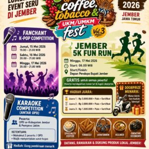Jember Bangkit: Festival Rakyat Jadi Motor Ekonomi, Kreativitas, dan Pelayanan Publik Inklusif