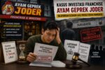 Kasus Investasi Franchise Ayam Geprek Joder Dilaporkan Setahun Lalu, Korban: Prosesnya Terasa Mangkrak