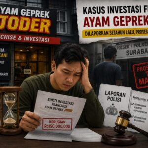 Kasus Investasi Franchise Ayam Geprek Joder Dilaporkan Setahun Lalu, Korban: Prosesnya Terasa Mangkrak