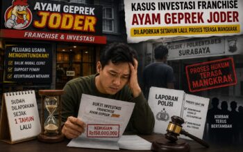 Kasus Investasi Franchise Ayam Geprek Joder Dilaporkan Setahun Lalu, Korban: Prosesnya Terasa Mangkrak