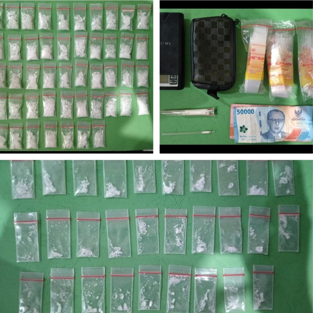 Satresnarkoba Polrestabes Surabaya Bongkar Peredaran 42 Gram Sabu, Pengedar Ditangkap di Kos Hangtuah