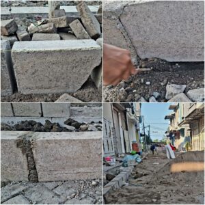 Proyek Saluran dan Paving Rp708 Juta di Kalilom Lor Disorot, Ketebalan Urugan dan Paving Diduga Tak Sesuai Bestek, Pemasangan Kanstin Dipertanyakan