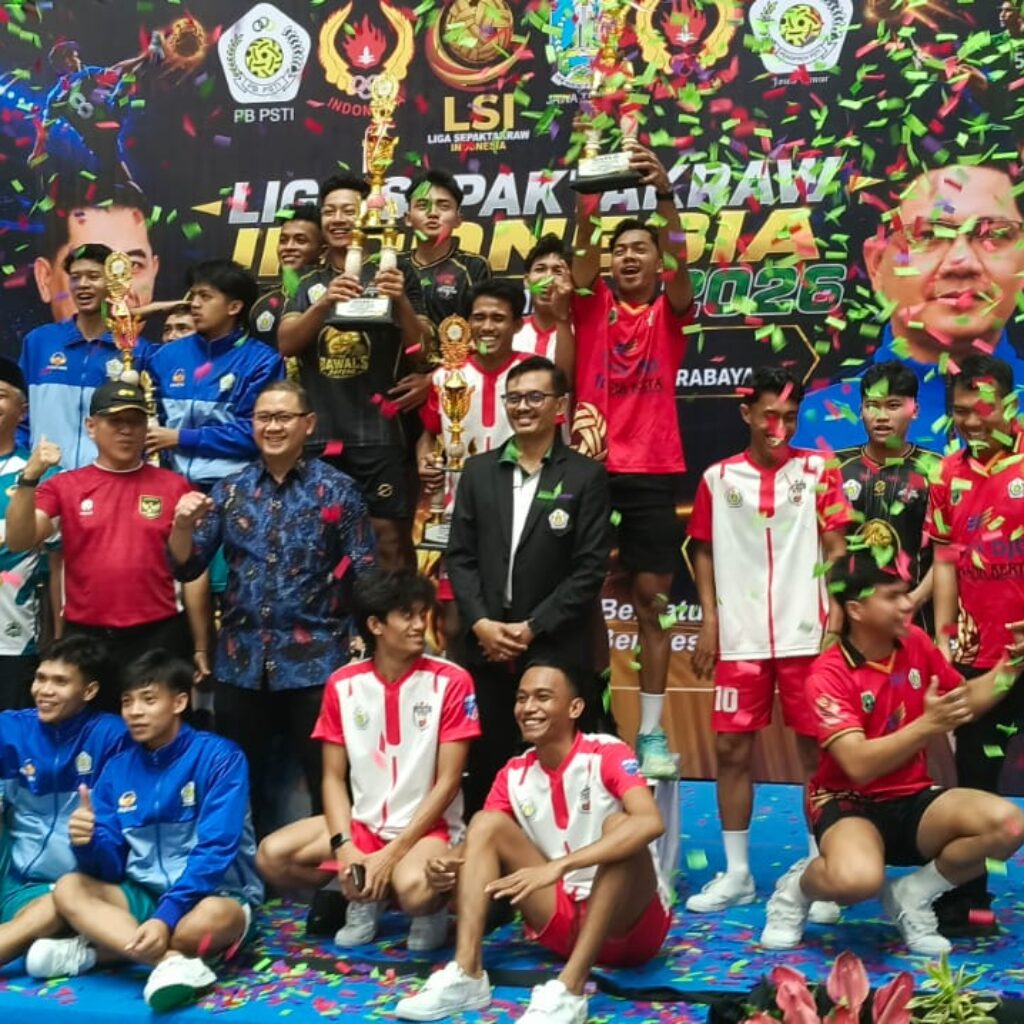 Sepak Takraw LSI Wilayah 2, Jateng Sapu Bersih Gelar Juara